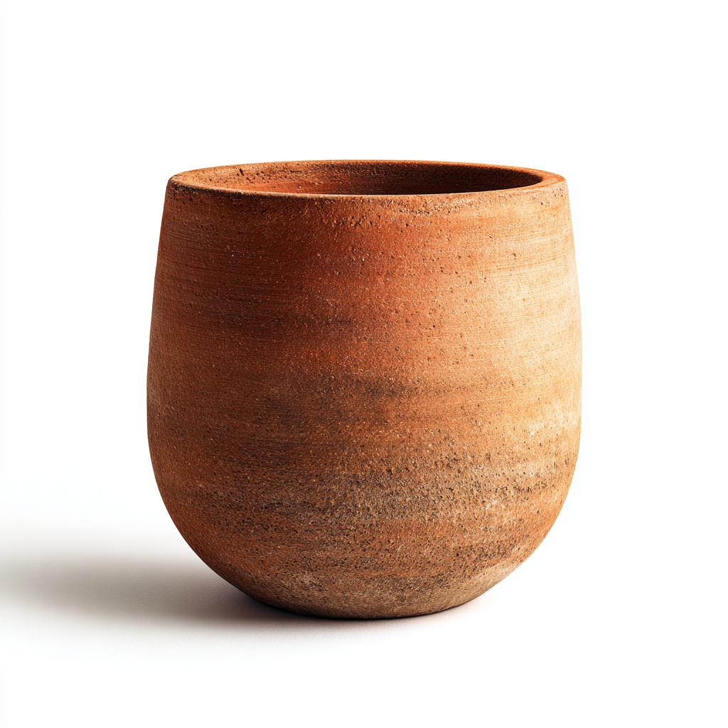 Artisan Terracotta Nomad Pot - Warm Earth Tones